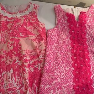 Lot of 5 like new Lily Pulitzer dresses and 1 Land End dress